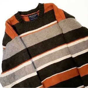 American Eagle Outfitters| Fall Colored Striped Women’s Sweater